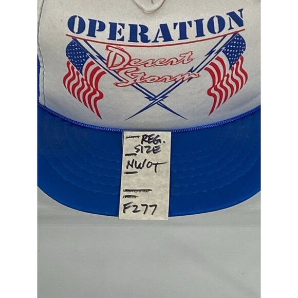 Vintage CIVIC Operation Desert Storm Trucker Mesh Snapback Hat Reg NWOT F277 - Picture 7 of 7
